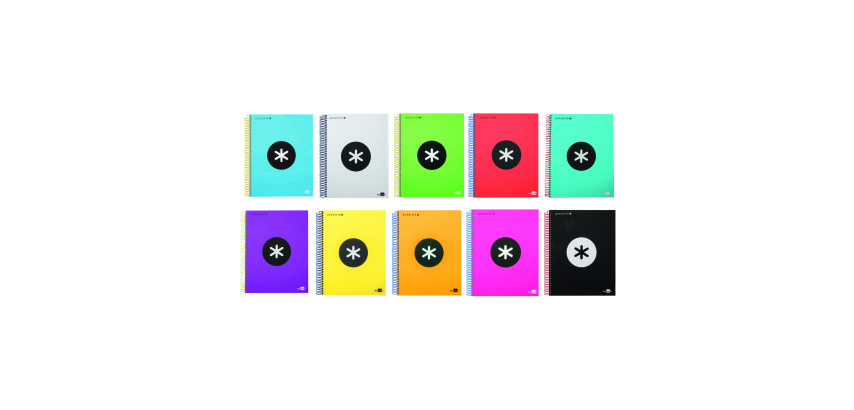 Cuaderno tapa extra-dura A4 cuadrícula 5x5 Antartik Liderpapel - 120 hojas