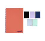 Cuaderno tapa polipropileno A5+ cuadrícula 4x4 Wonder Liderpapel - 80 páginas