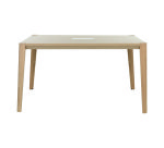 Mesa de reunión Ostrahl 160 x 140 cm Patas de fresno macizo