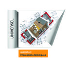 Rouleau papier traceur Clairefontaine - 0,610 x 50 m - 80 g