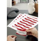 Boîte de 200 inserts microperforés Avery L7418 pour badge 55 x 86 mm