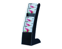 Expositor fijo monobloc 6 compartimentos