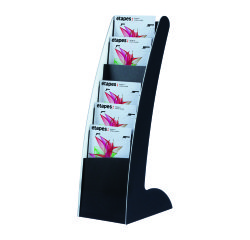 Expositor fijo monobloc 6 compartimentos