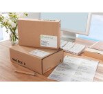 Etiquette adresse laser recyclée 99,1 x 139 mm Avery LR 7169 blanche - Boîte de 400