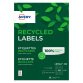 Adresetiketten laser gerecycleerd 45,7 x 25,4 mm Avery LR7654 wit - doos van 4000