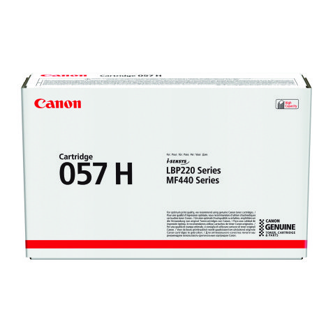 Canon 057H tóner original negro para impresora láser