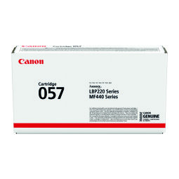 Toner Canon 057 zwart voor laserprinter 