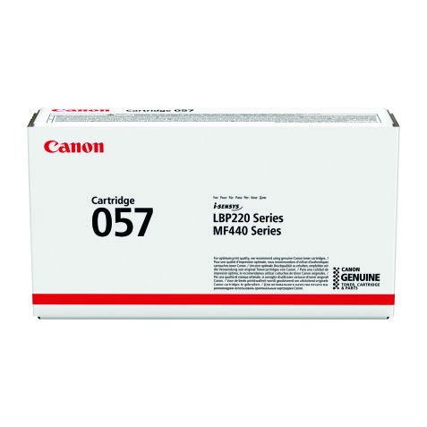 Toner Canon 057 black for laser printer