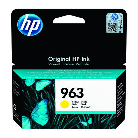 HP 963 Cartucho Original Amarillo (700 páginas)