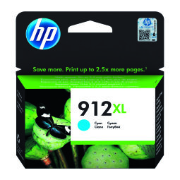 Tintenpatrone HP 912XL Einzelfarben für Tintenstrahldrucker 
