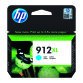 Cartouche HP 912XL couleurs séparées pour imprimante jet d'encre
