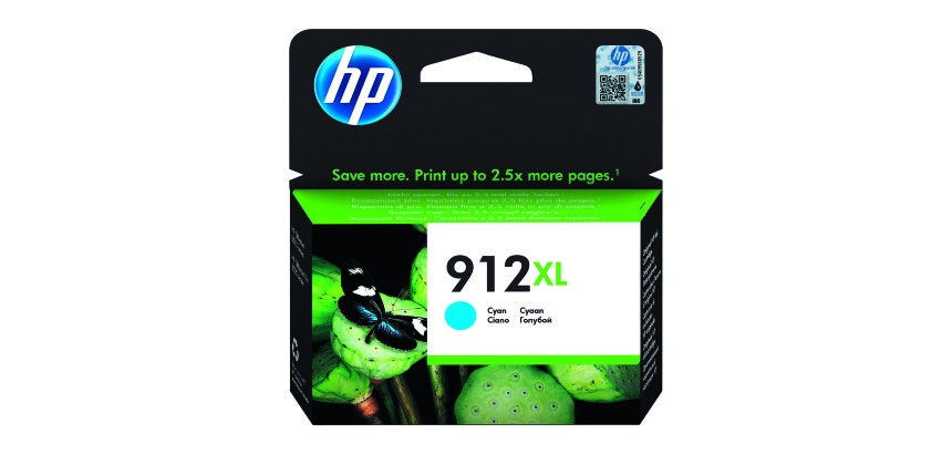 Cartouche HP 912XL couleurs séparées pour imprimante jet d'encre
