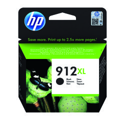 HP 912XL (3YL84AE) cartucho original negro de alta capacidad (825 páginas)