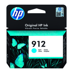 Cartridge HP 912 afzonderlijke kleuren voor inkjetprinter 