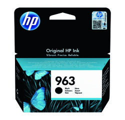 HP 963 Cartucho Original Negro (1000 páginas)