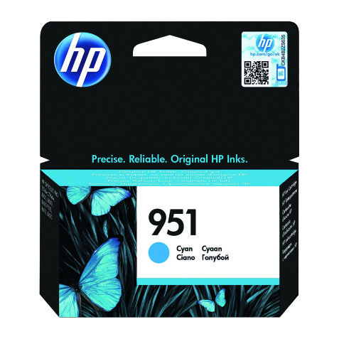 Cartridge HP 951 separate colors for inkjet printer 