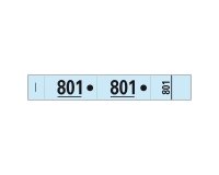 Ticket coat closet Exacompta - booklet of 50 tickets with 3 coupons - size 20 x 3 cm