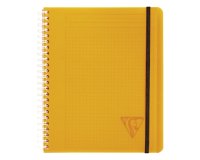 Carnet spirales Proactiv'book Linicolor format 16 x 21 cm - petits carreaux - 180 pages