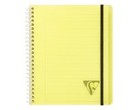 Carnet spirales Proactiv'book Linicolor 16 x 21 cm - blanc ligné - 180 pages