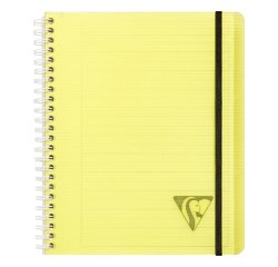 Carnet spirales Proactiv'book Linicolor 16 x 21 cm - blanc ligné - 180 pages