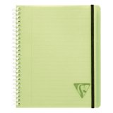Carnet spirales Proactiv'book Linicolor 16 x 21 cm - blanc ligné - 180 pages
