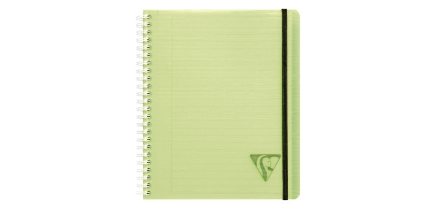 Cahier spirale Proactiv'book Linicolor format 16 x 21 cm - blanc ligné