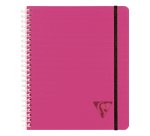 Carnet spirales Proactiv'book Linicolor format 16 x 21 cm - petits carreaux - 180 pages