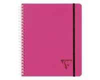 Carnet spirales Proactiv'book Linicolor format 16 x 21 cm - petits carreaux - 180 pages