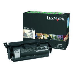 Lexmark T654X31E Tóner negro Original retornable (36000 pag)