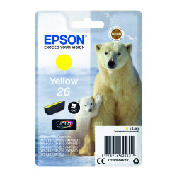 Epson 26 Cartucho original colores separados cian, magneta, amarillo (300 páginas) 