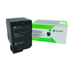 Lexmark 74C2HKE Tóner negro Original alto rendimiento (20000 pag)