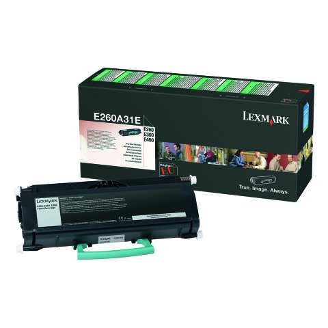 Lexmark E260A31E Toner negro original Retornable
