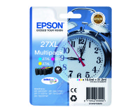 Epson 27XL Pack 3 de cartuchos originales tricolor Alta capacidad (3 x 1100 páginas)