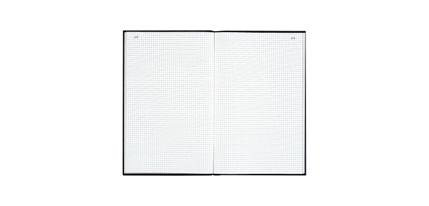 Squared register 5 x 5 mm folio 200 pages Exacompta 6529D - 21 x 29,7 cm