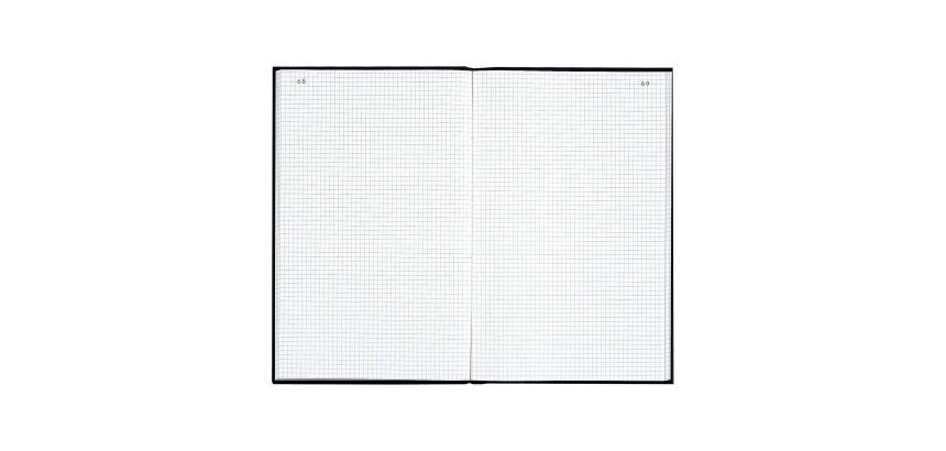 Registre quadrillé 5 x 5 mm folioté 200 pages Exacompta 6529D - 21 x 29,7 cm