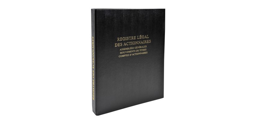 Registre des actionnaires 32 x 26,5 cm Le Dauphin 942D