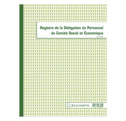 Registre piqûre délégués du personnel CSE Exacompta 6625E