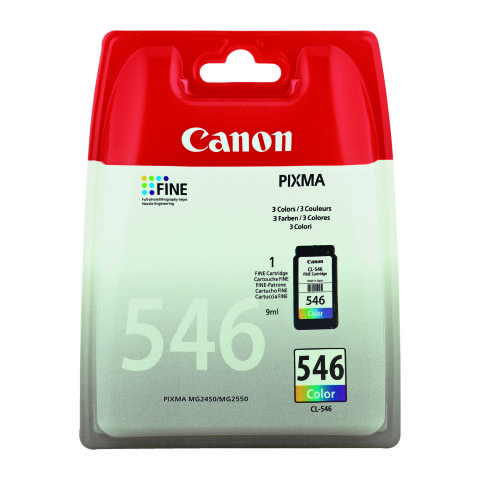 Canon CL-546 Cartucho Original tricolor (180 páginas)