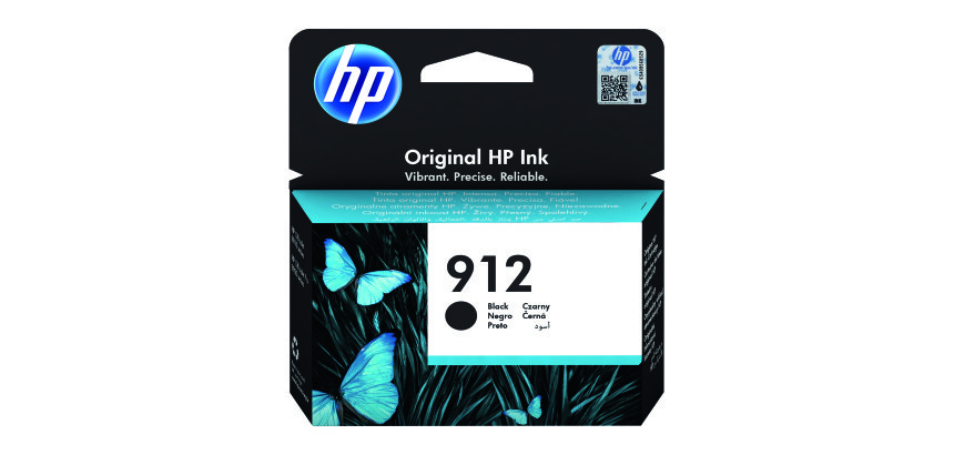 HP 912 3YL80AE Cartucho Original Negro (300 páginas)