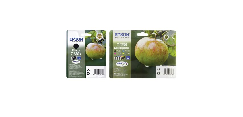 Epson big pack T1291 + T1295 1 zwarte cartridge + 1 multipack zwart + kleur hoge capaciteit voor inkjetprinter