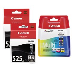 Big pack jet encre Canon PGI-525 + CLI-526