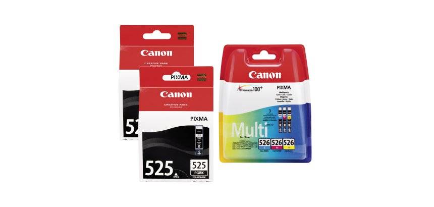 Big pack jet encre Canon PGI-525 + CLI-526