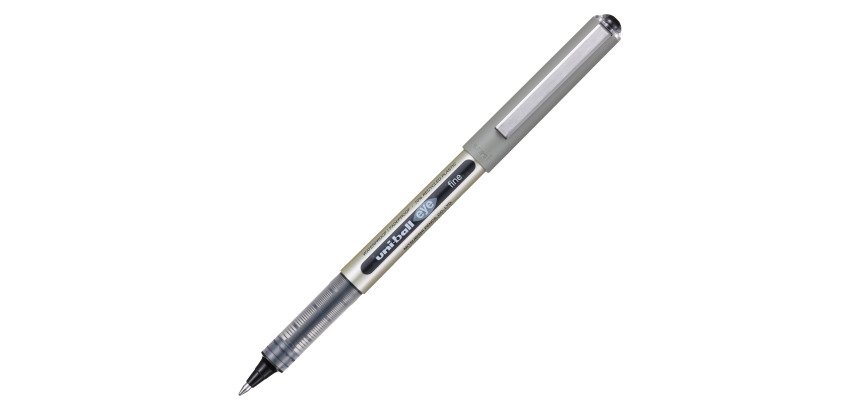 Stylo roller Uni Ball Eye à capuchon pointe 0,7 mm- écriture moyenne