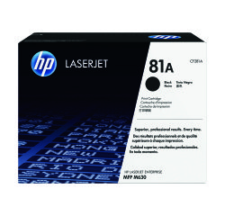HP 81A CF281A Tóner negro original  