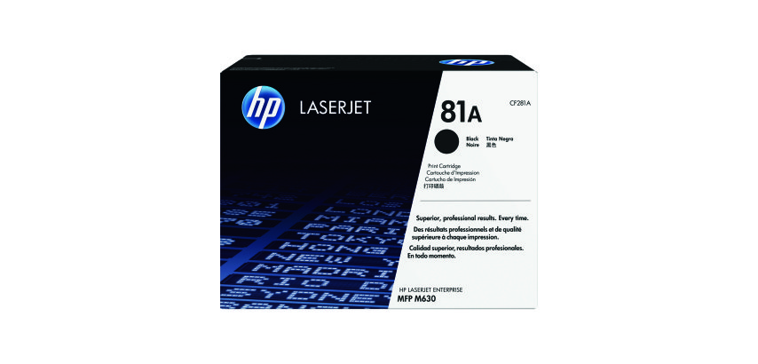 HP 81A- CF281A Toner noir pour imprimante laser