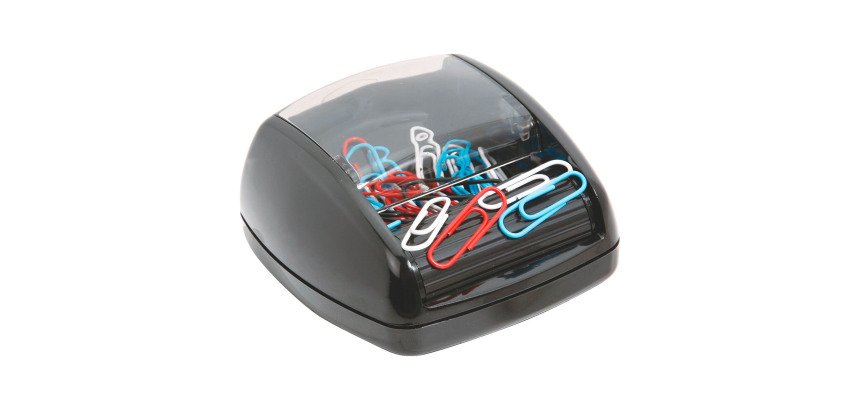 Distributeur de trombones à roulette