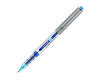 Stylo roller Uni Ball Eye à capuchon pointe 0,7 mm- écriture moyenne turquoise