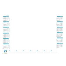 Sous-mains papier Quadri Millésimé 2025 - L 54 x H 38,5 cm - 25 feuillets