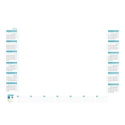 Sous-main Quadri Millésimé - 38,5 x 54 - 25 feuillets - 2026