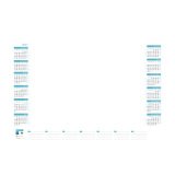 Sous-mains papier Quadri Millésimé 2027 - L 54 x H 38,5 cm - 25 feuillets